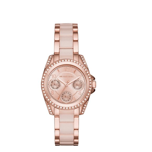 MICHAEL KORS MINI BLAIR WATCH ROSE GOLD MK6175 - Picture 2 of 8